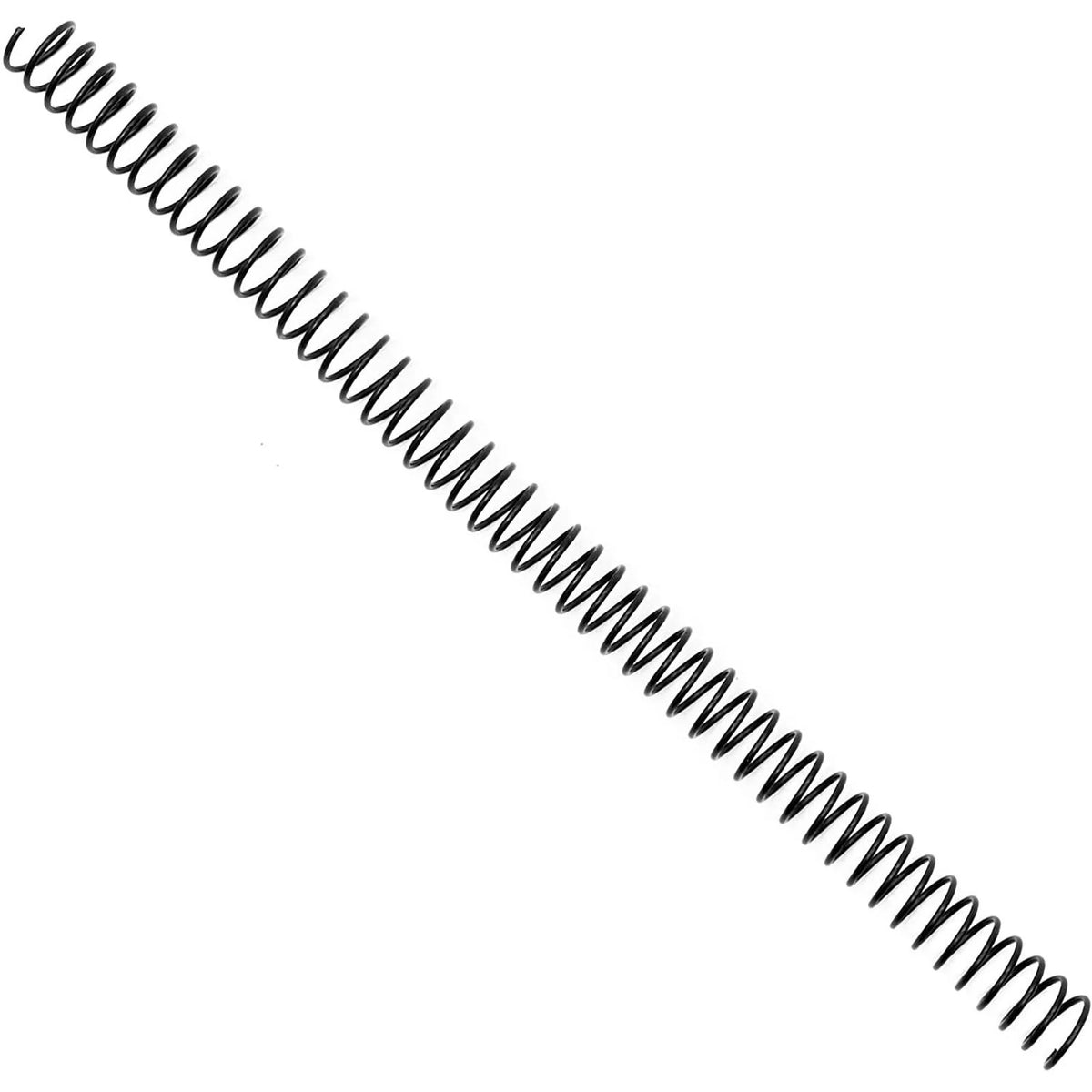 Black Spiral Binding Coils, Plastic Spines for 110 Sheets (12 in, 14mm, 4:1 Pitch, 100 Pack) Z5510