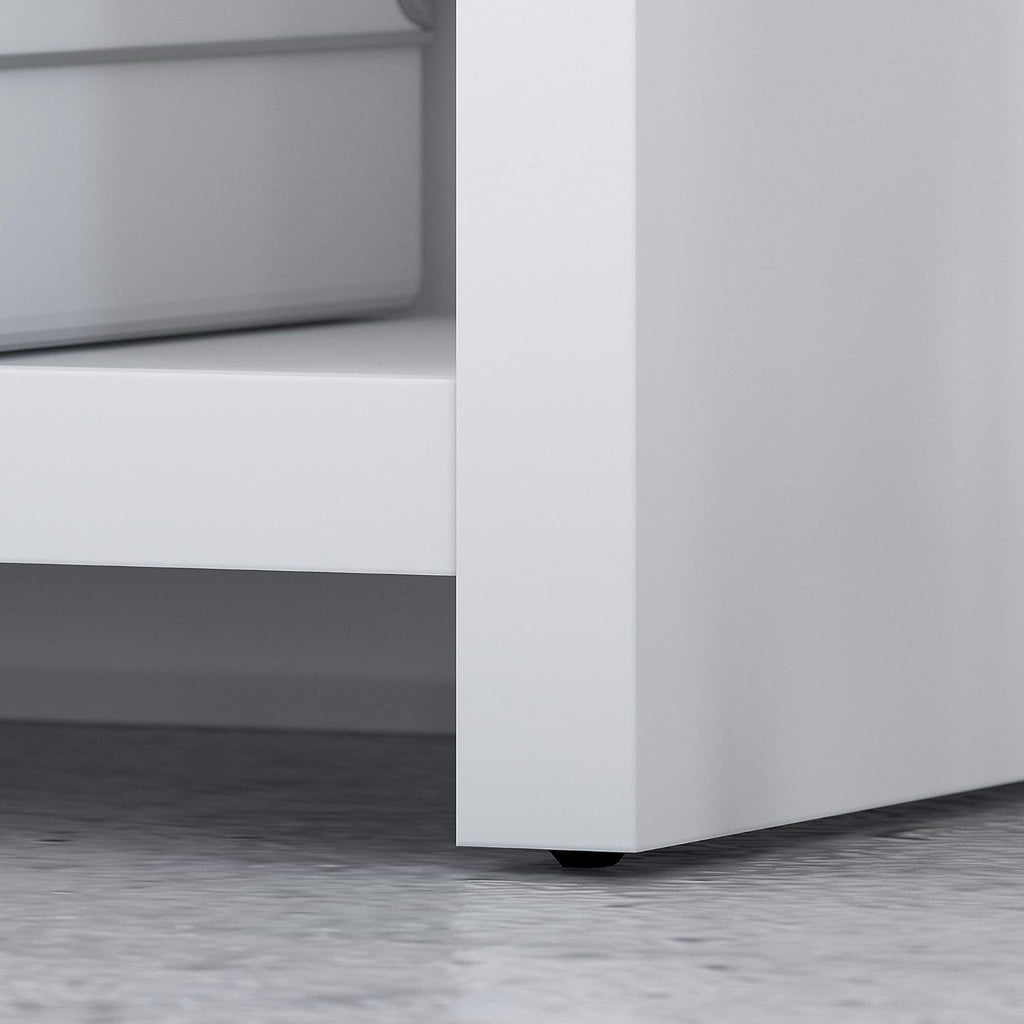 5 Shelf Pure White Bookcase G481712