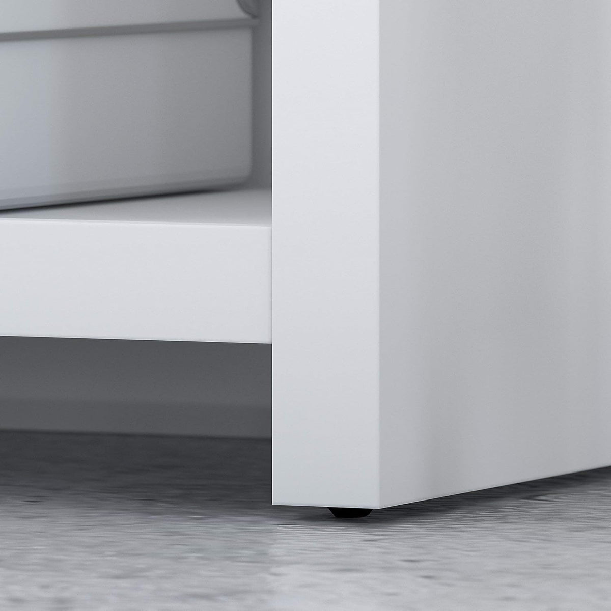 5 Shelf Pure White Bookcase G481712