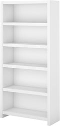 5 Shelf Pure White Bookcase G481712