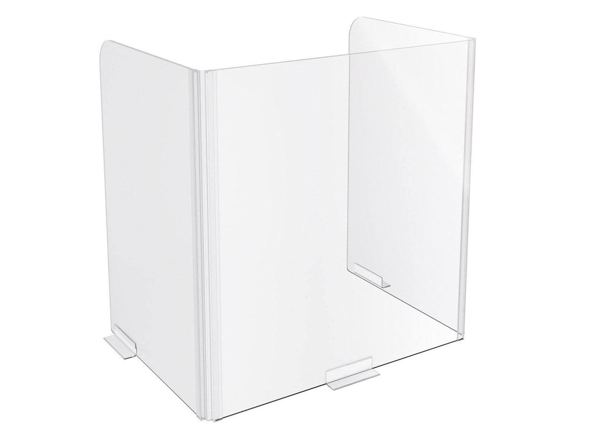 3-Sided Clear Acrylic Wellness Screen N697