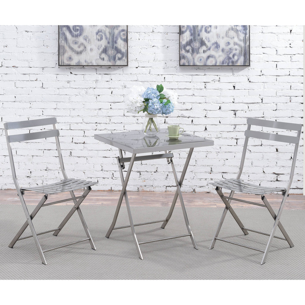 Silver Side Chairs (Set of 2) I648
