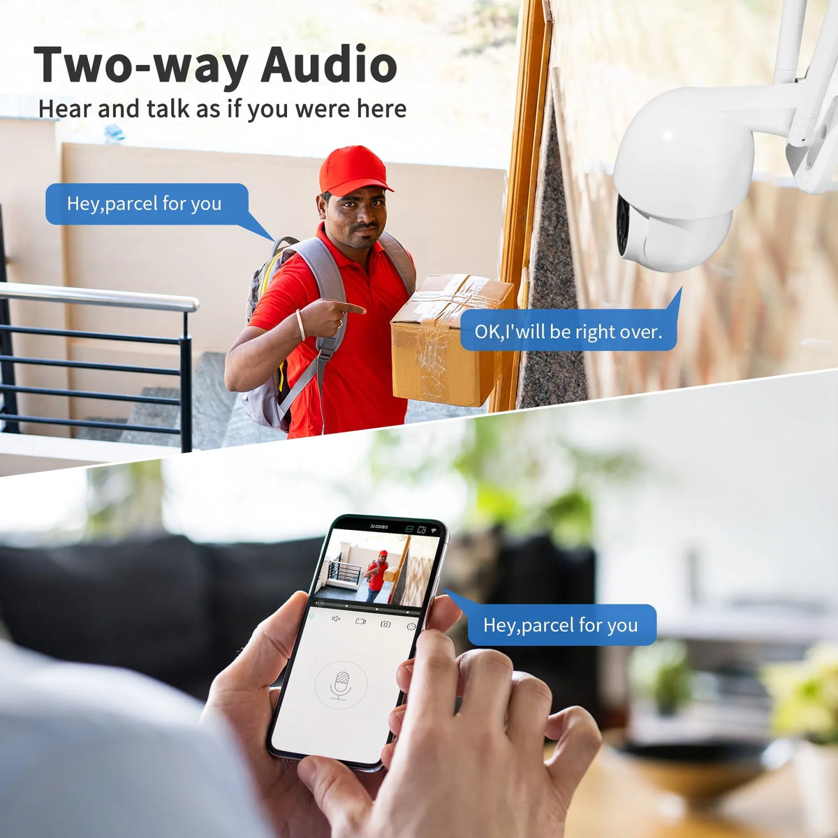 4MP Wireless Wifi Security Camera Outdoor with Full Color Night Vision G3859
