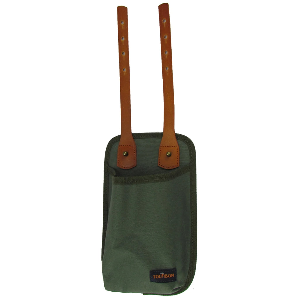 Green Canvas Bike Tool Storage Pannier with U Lock Holder Bag B765