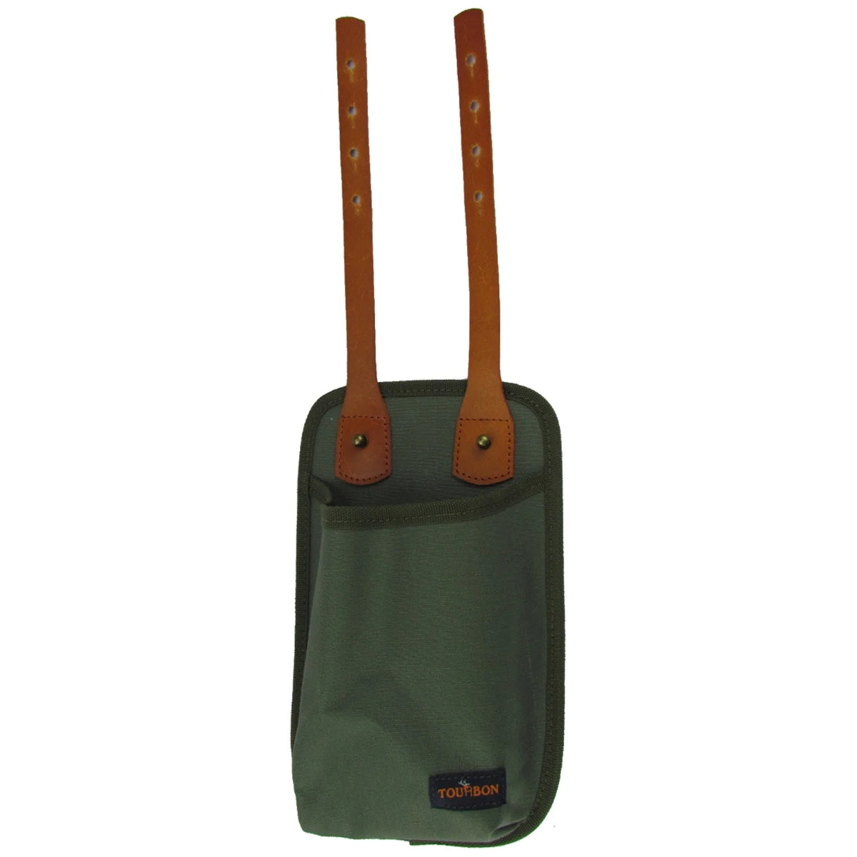 Green Canvas Bike Tool Storage Pannier with U Lock Holder Bag B765