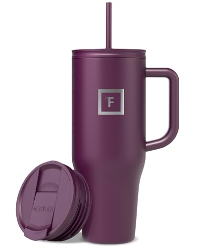 16 Oz Insulated Travel Tumbler with Straw E637395