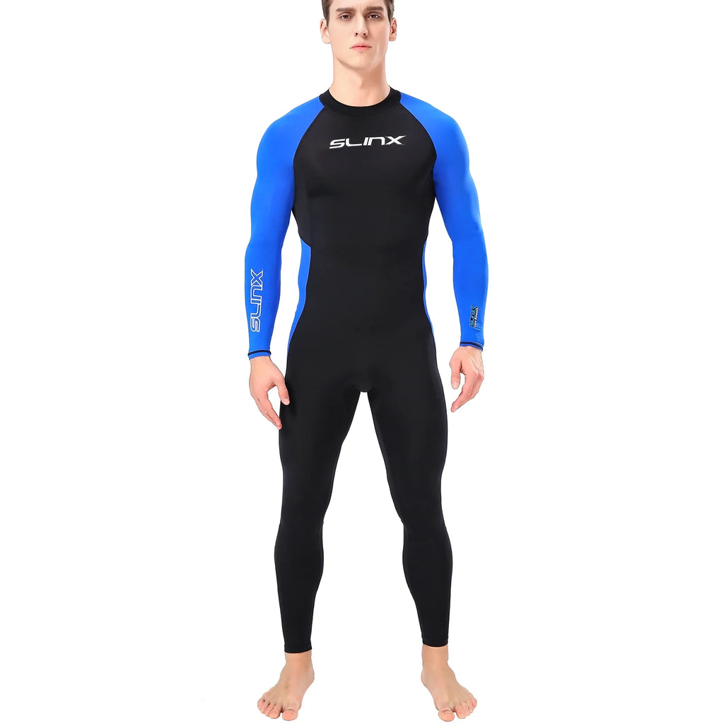 Quick Dry One Piece Long Sleeves Back Zipper Wetsuit M513