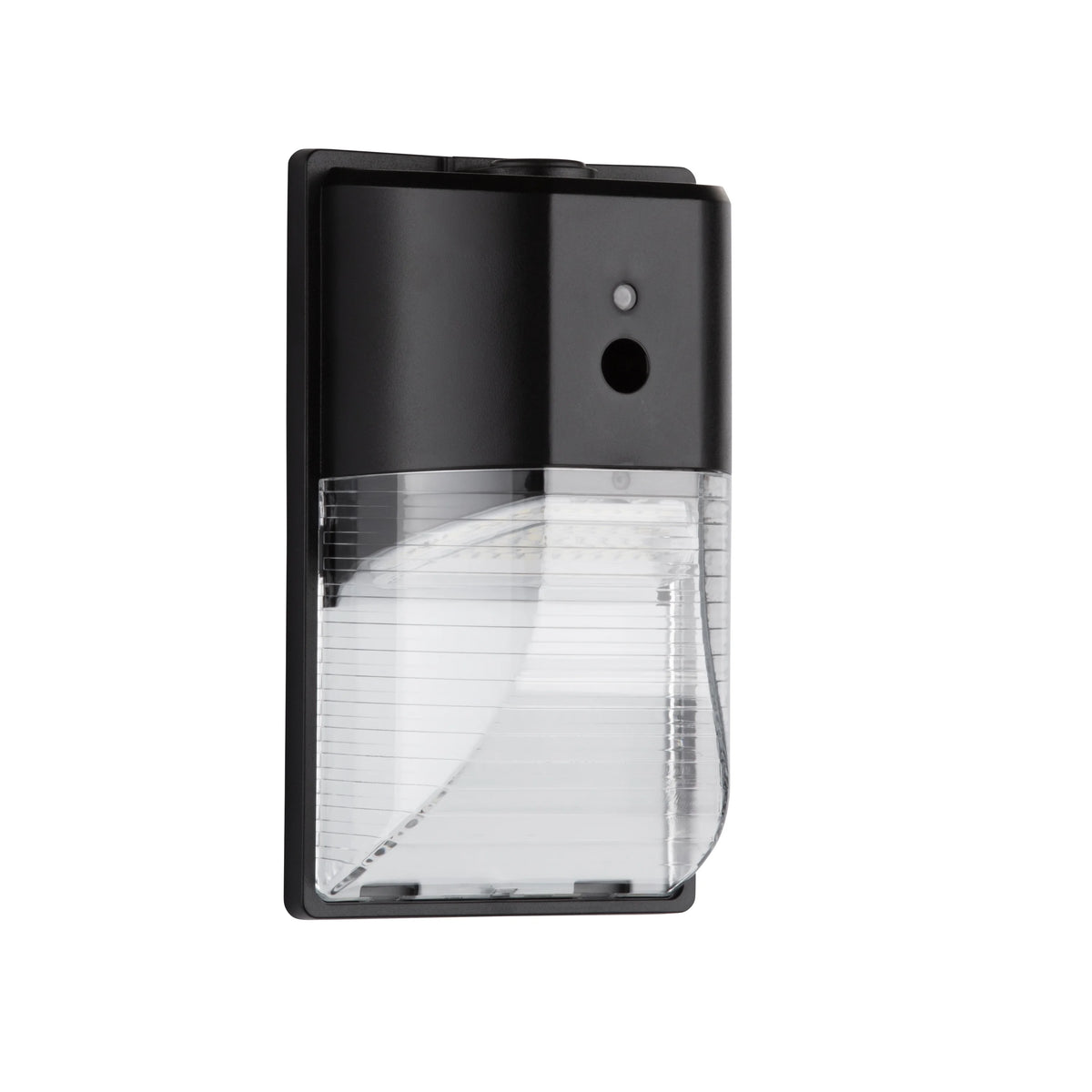 Direct Wire Pak Light with Clear Lens Cover, Dusk to Dawn, Black, 2000 Lumens, 120V M885