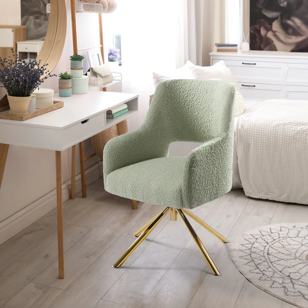 Desert Sage Boucle Accent Arm Chair X69545