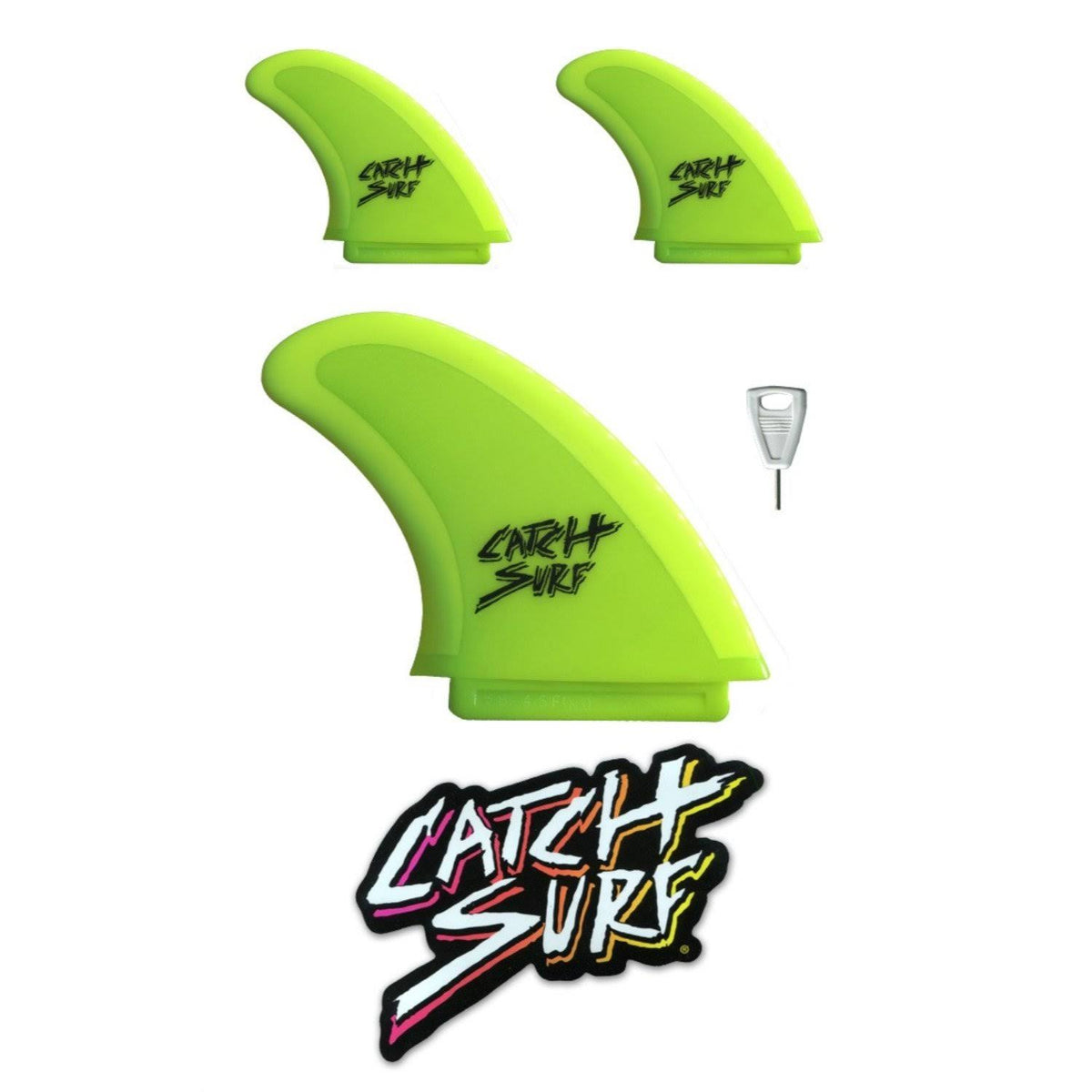 Tri Fin Set Lime F89094
