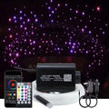 16W Fiber Optic Star Ceiling Light Kit with 28key RF Remote, 335pcs Mixed Fiber Cable 13.1ft L722