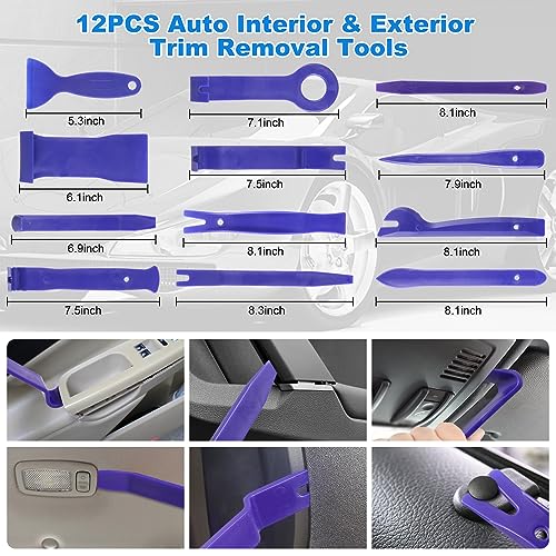 342 Pcs Trim Removal Tool Kit with Clip Plier I2209