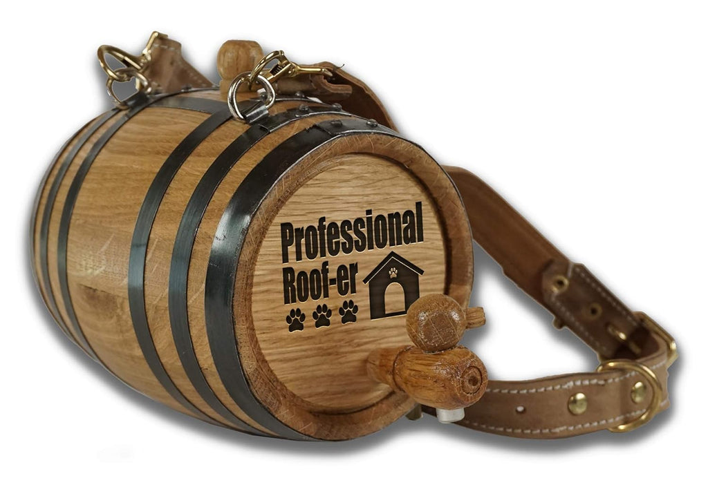 Oak Mini Keg Pet Collar Barrel Pack of 2 B773193