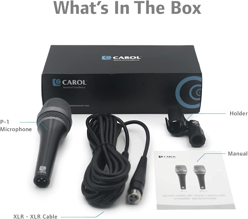 Dynamic Microphone Vocal with Super-Cardiod Unidirectional Black A27058