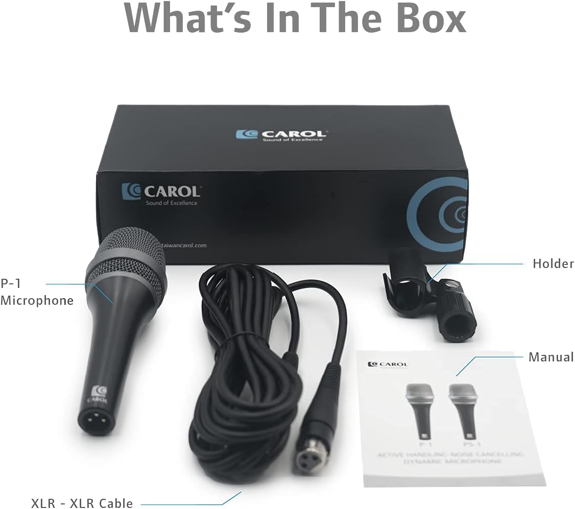 Dynamic Microphone Vocal with Super-Cardiod Unidirectional Black A27058
