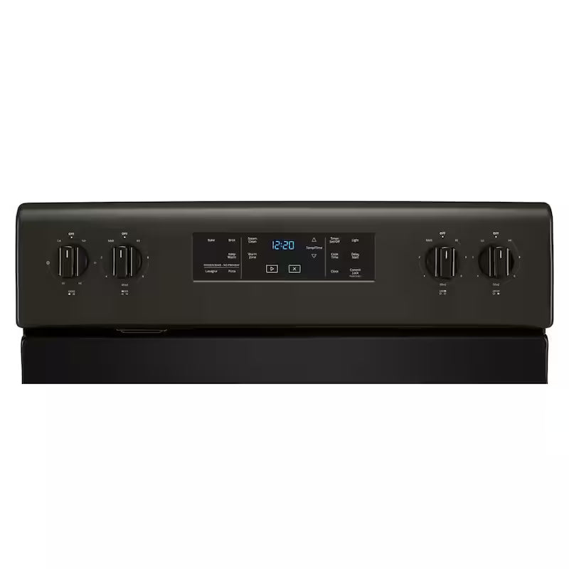 Black Stainless Electric Range with 5 Elements E459907