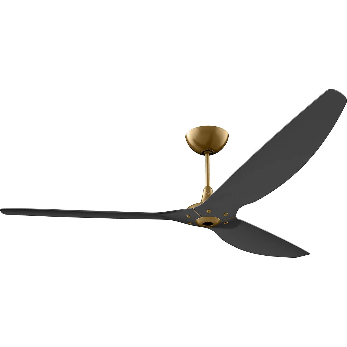 84 Ceiling Fan With Black Blades And Gold Finish V672