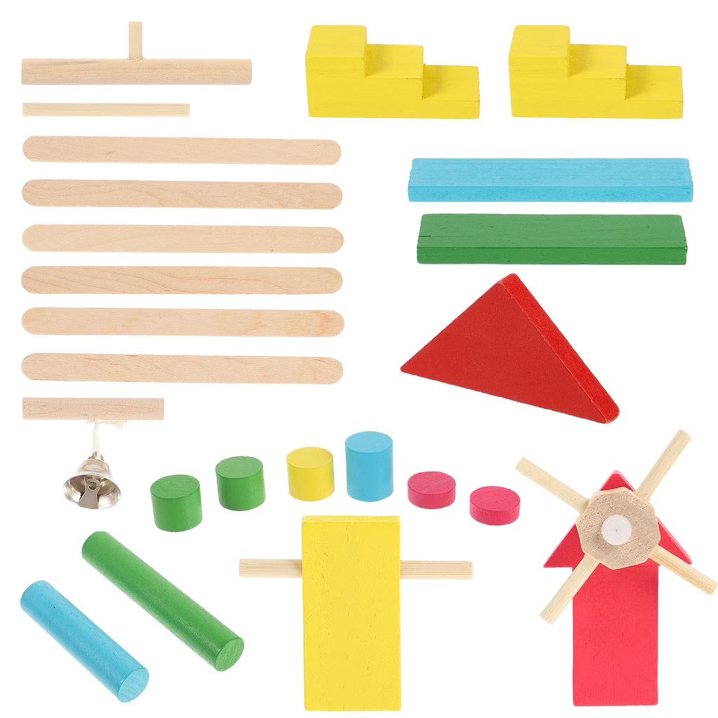 26Pcs Wooden Building Blocks Toys Kit G381697