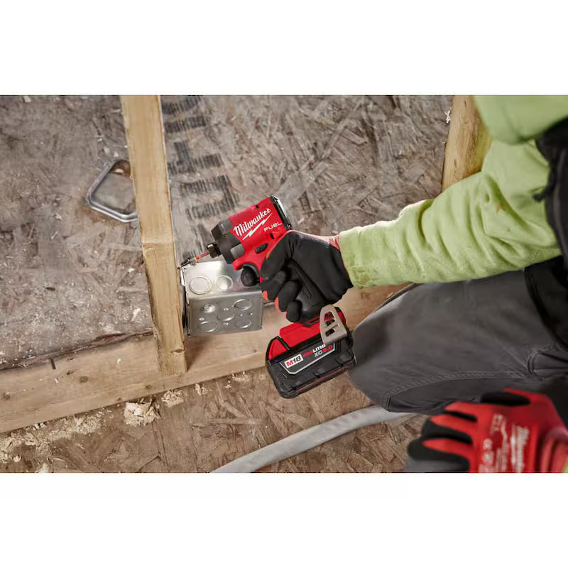 18-V Lithium-Ion Brushless Cordless 1/4 in. Hex Impact Driver Kit M7115