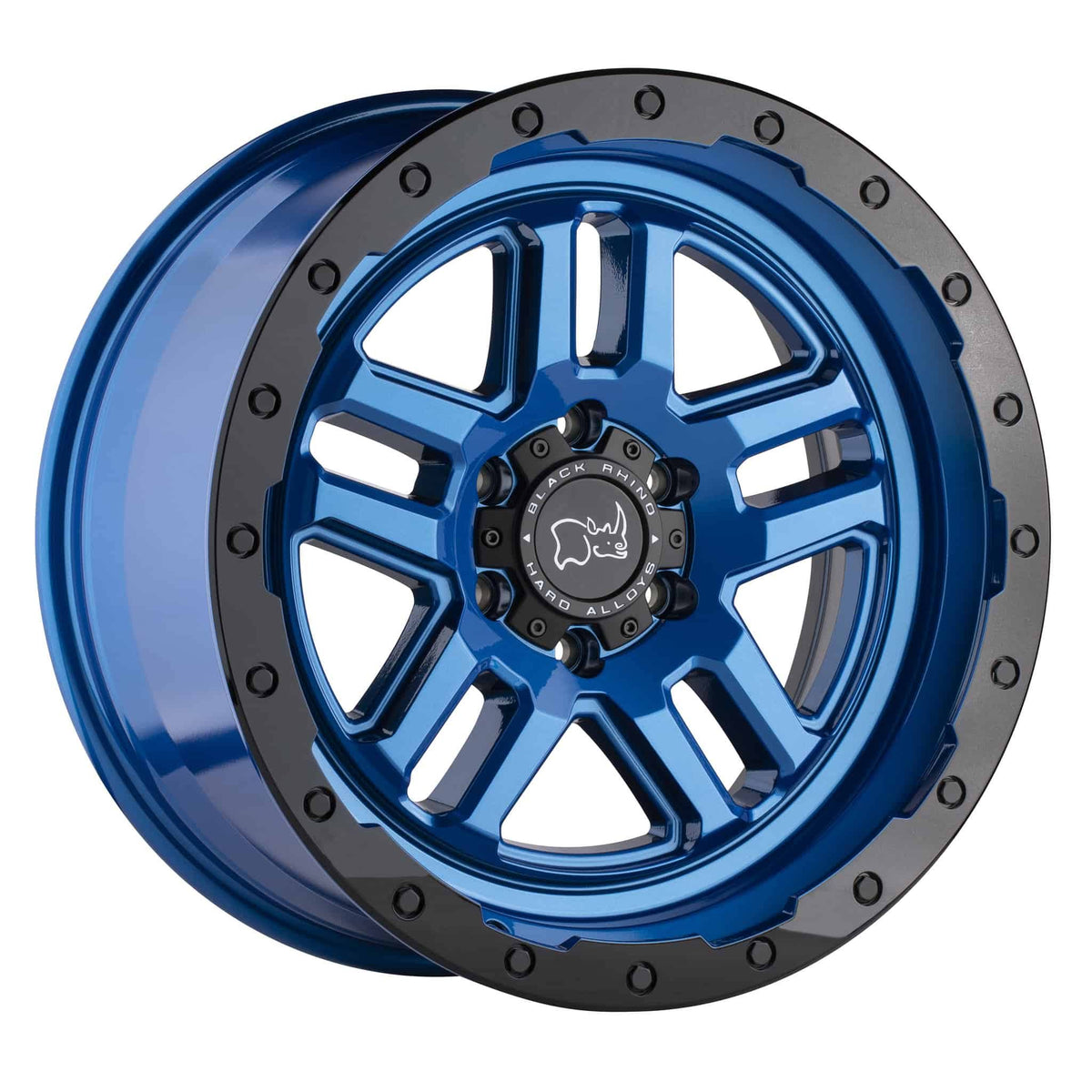 Blue Black 17x9.5 6x5.5 Wheel R58951