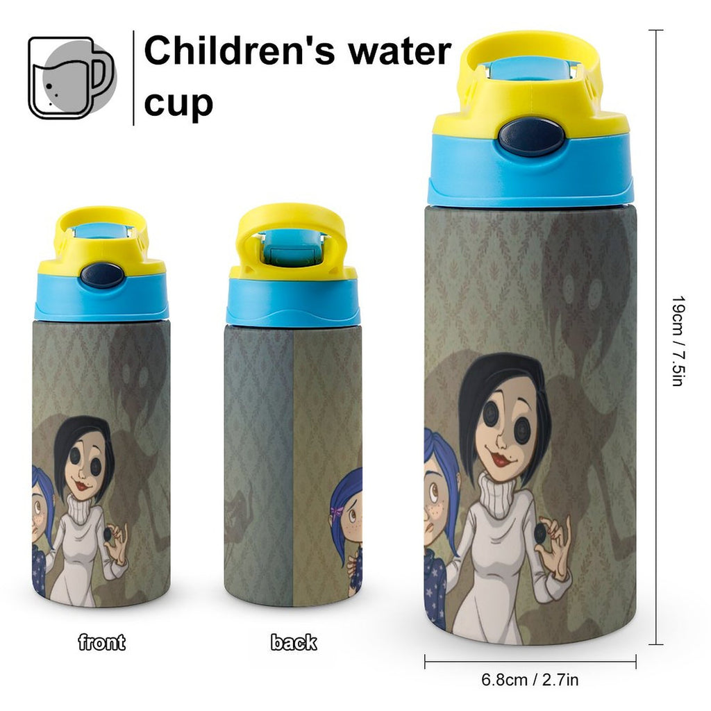 Insulated Stainless Steel Water Bottle with Straw U896061