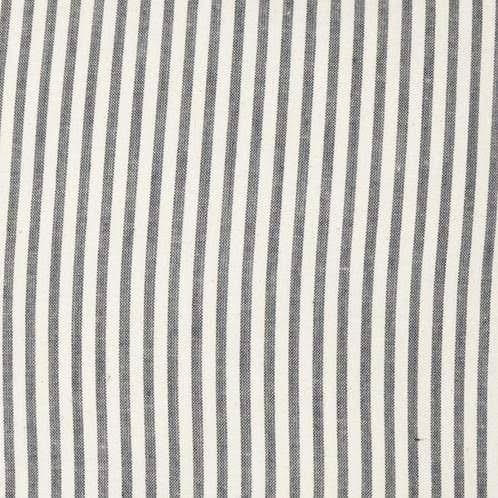 Blue Ticking Stripe Queen Quilt Coverlet U91668