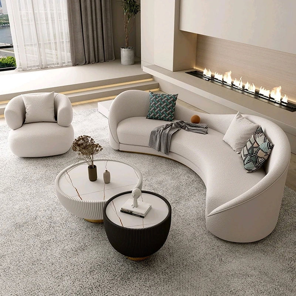 White European Minimalist Arm Sofa N429146