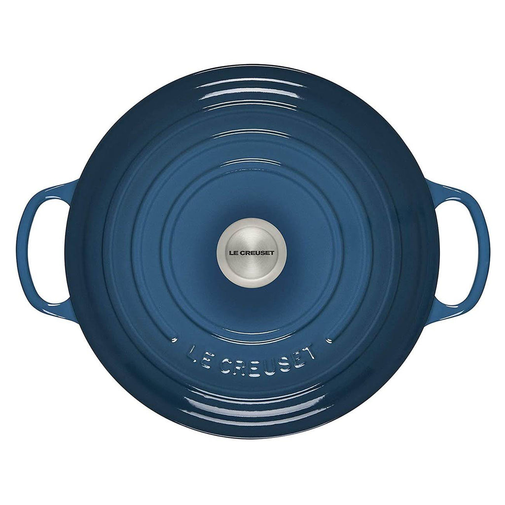 Deep Teal Round Wide Dutch Oven Z569131