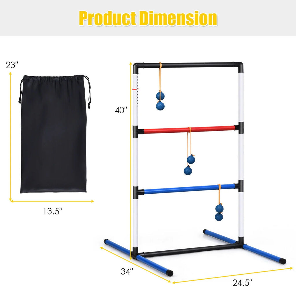 Ladder Ball Toss Game Set with Carrying Bag M1700