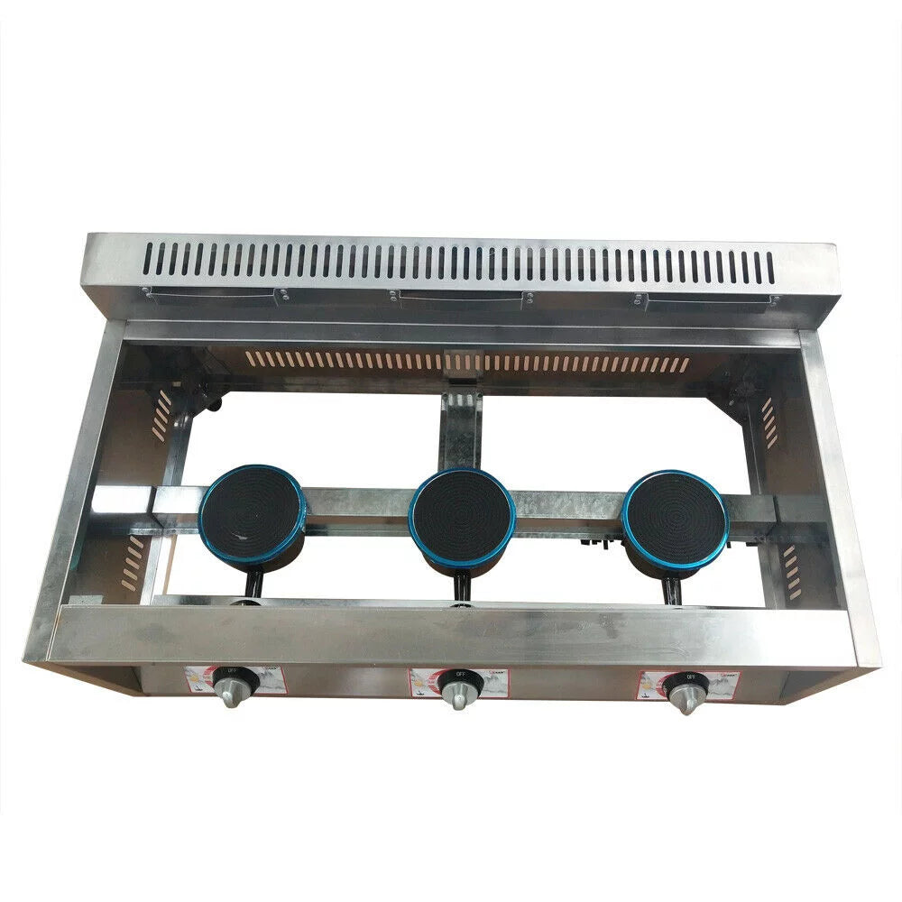 18L Propane NG Gas Fryer 3 Pan E951400