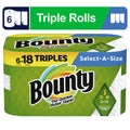 6 Triple Rolls White Paper Towels M283