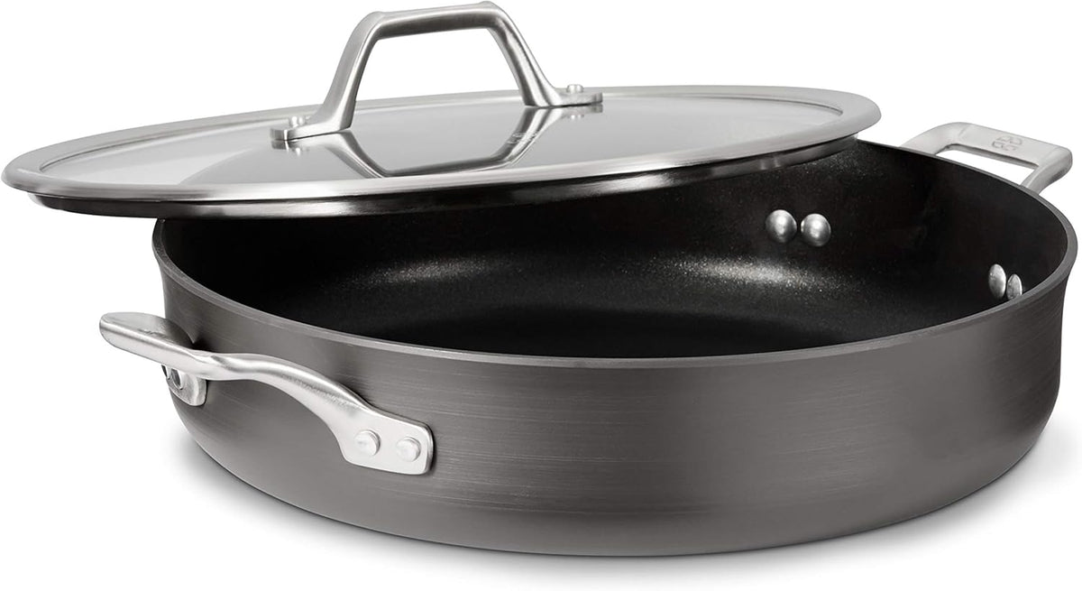 Hard-Anodized Nonstick 12-Inch Fry Pan with Cover X390