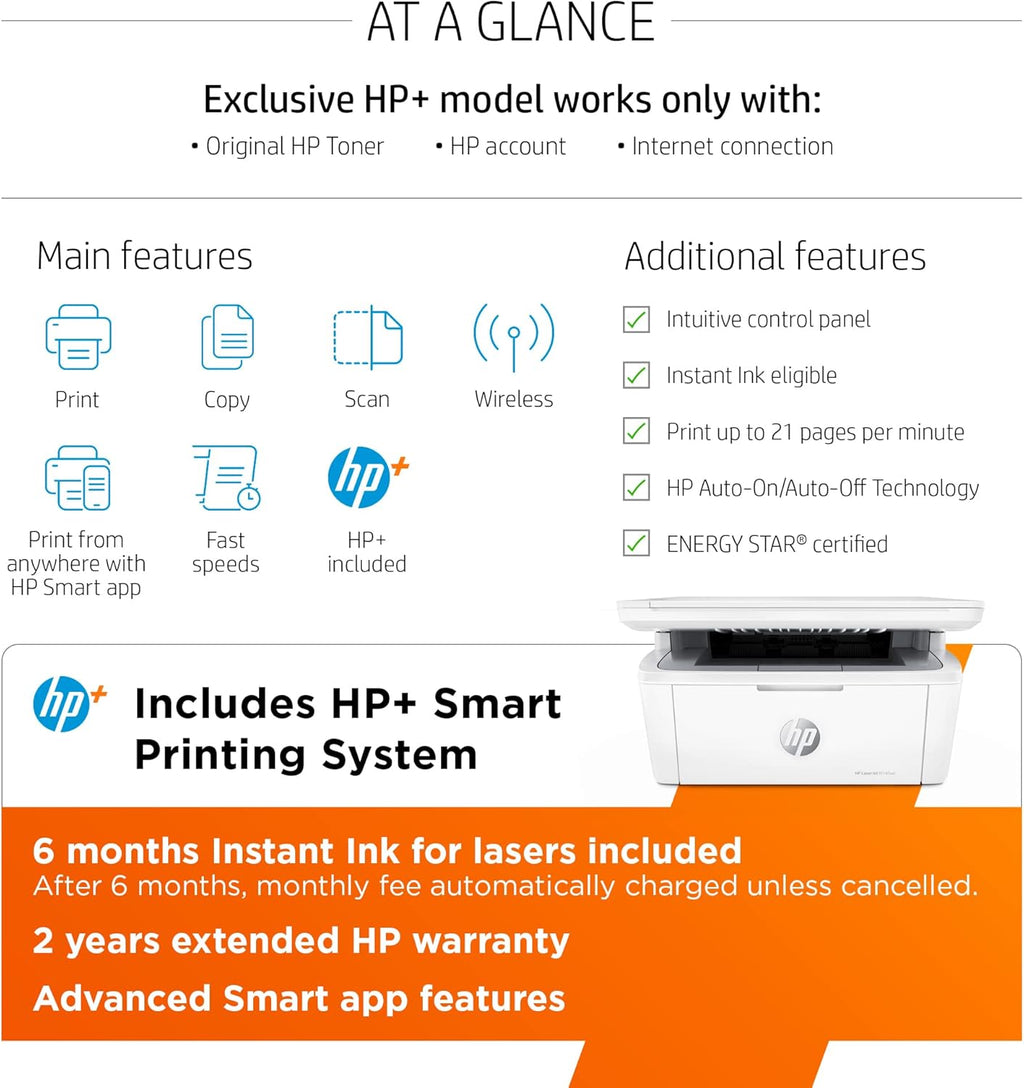 Black & White Wireless All-in-One Printer Q1889