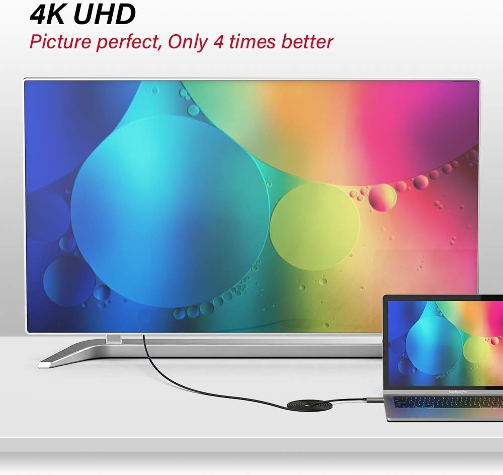 60ft Fiber Optic HDMI Cable 4K@60Hz HDR ARC 18Gbps S5894