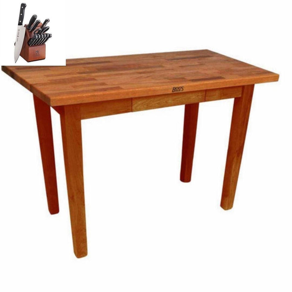 Oak Table Kitchen Island 48X30X1-1/2 K414