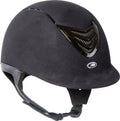 Black Suede Helmet Z471