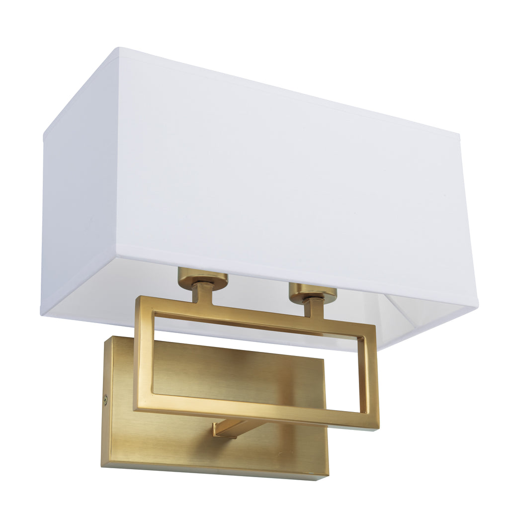 2 Light Wall Sconce Gold Finish F4020