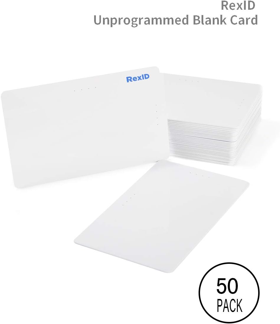 125KHz Blank ISO Proximity Card 50Pack D78005