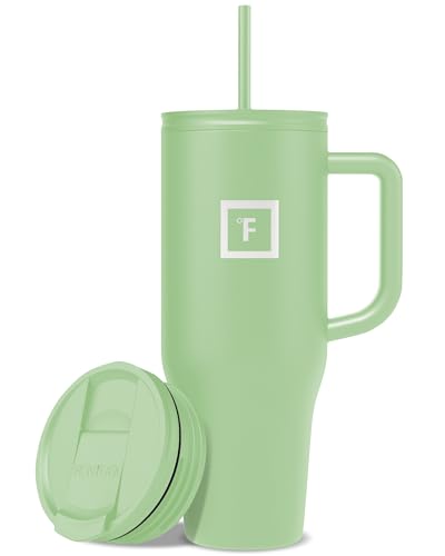 16 Oz Insulated Travel Tumbler with Straw E637395