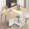 Space Saving Folding Dining Table with 2 Tier T318