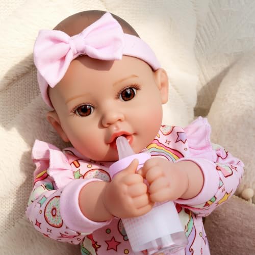 18 inches Realistic Soft Body Baby Dolls with Bottles & Pacifier Z68274