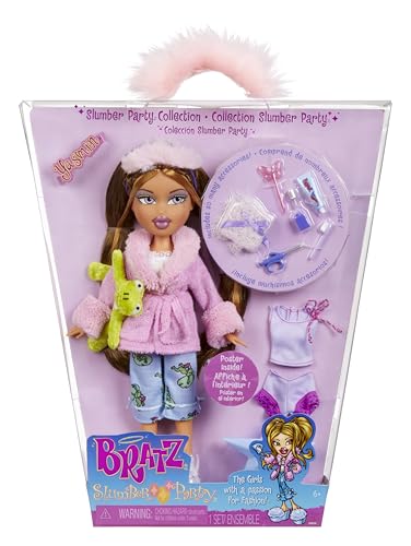 Fashion Doll with 2 Sets of Pajamas, Plush, and Accessories Y51734
