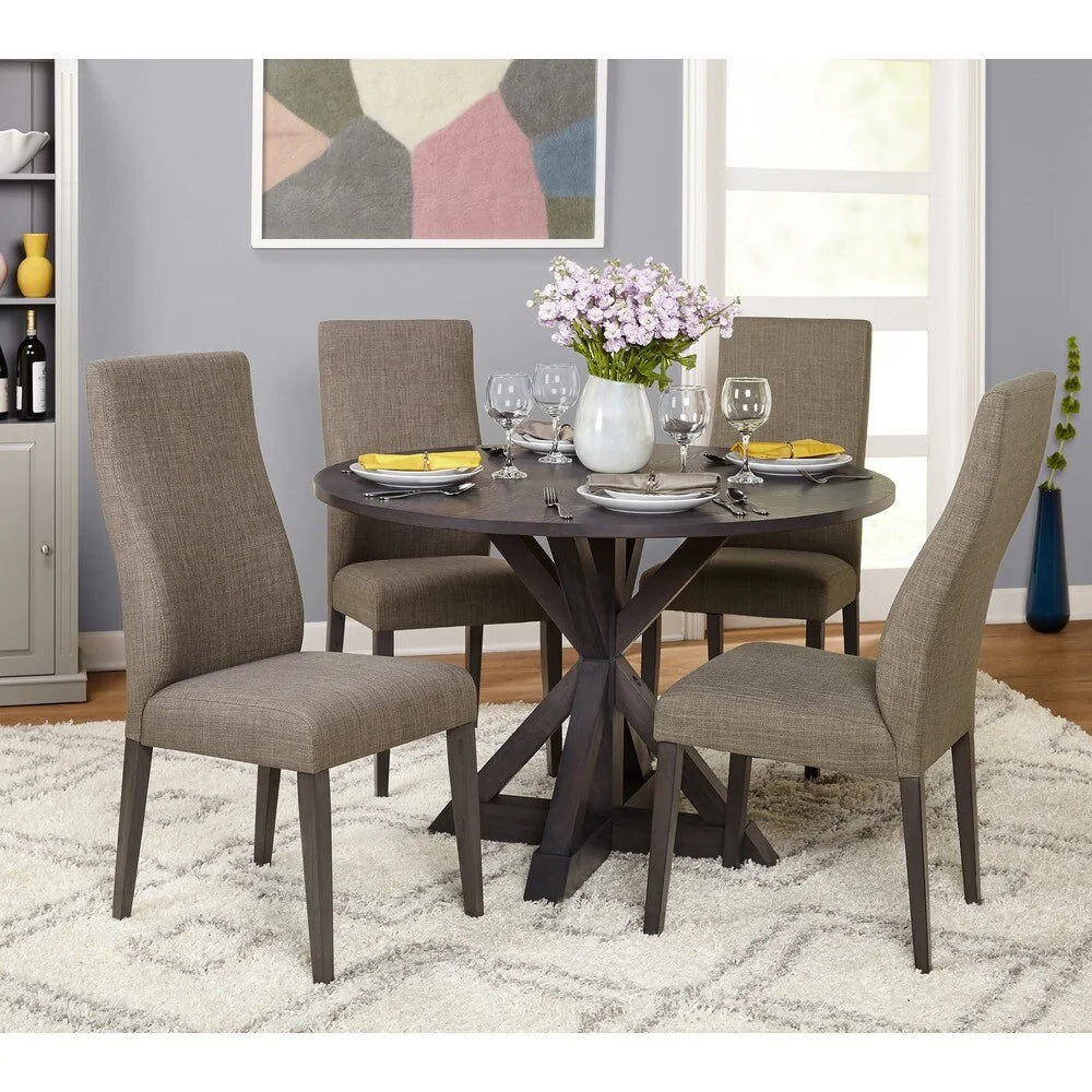 Dining Table Whitewash Grey Finish H104