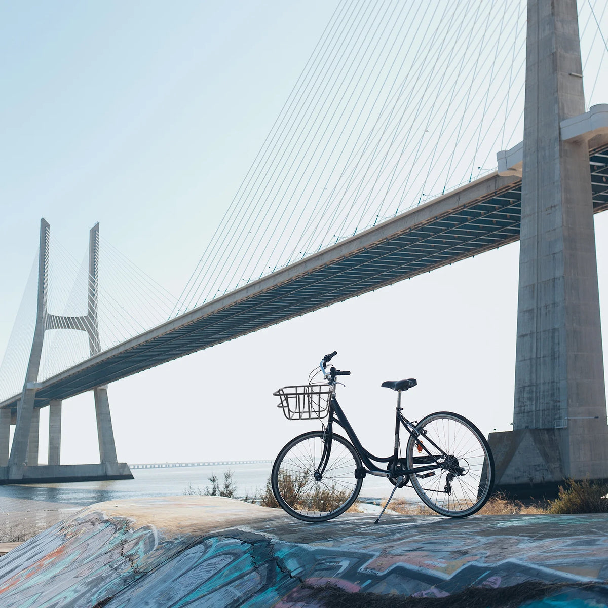 Metal Bike Handlebar Basket S36745