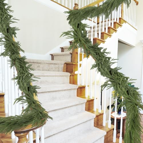 12ft Realistic Artificial Pine Cedar Garland R79730
