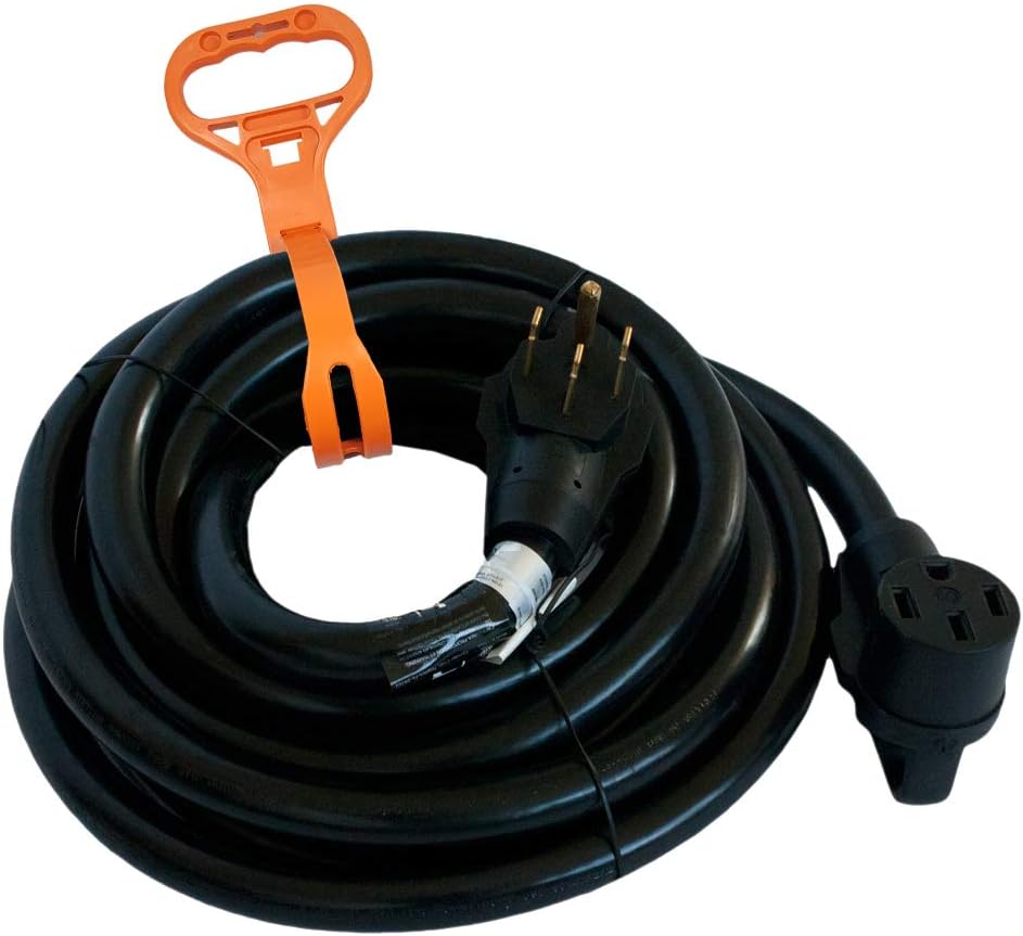 50 Amp 50 Feet RV Camper Electrical Extension Cord with Storage Strap G40633
