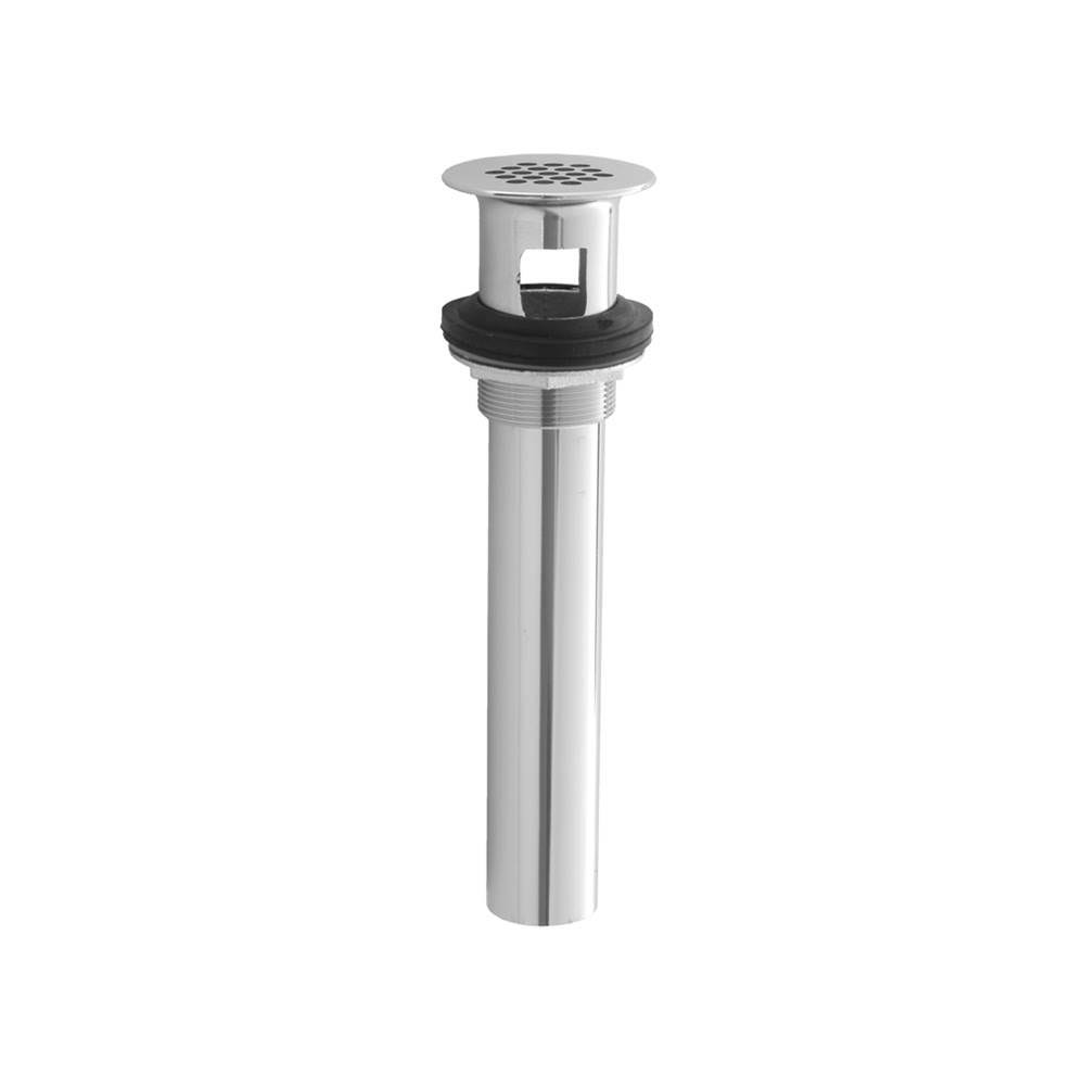 Pewter Grid Lavatory Drain with Overflow K81192