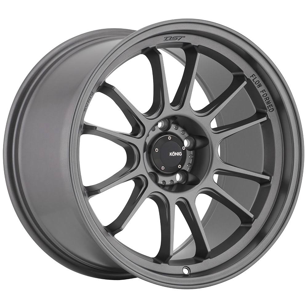 Matte Grey 18x9.5 5x114.3 35mm Wheel B542