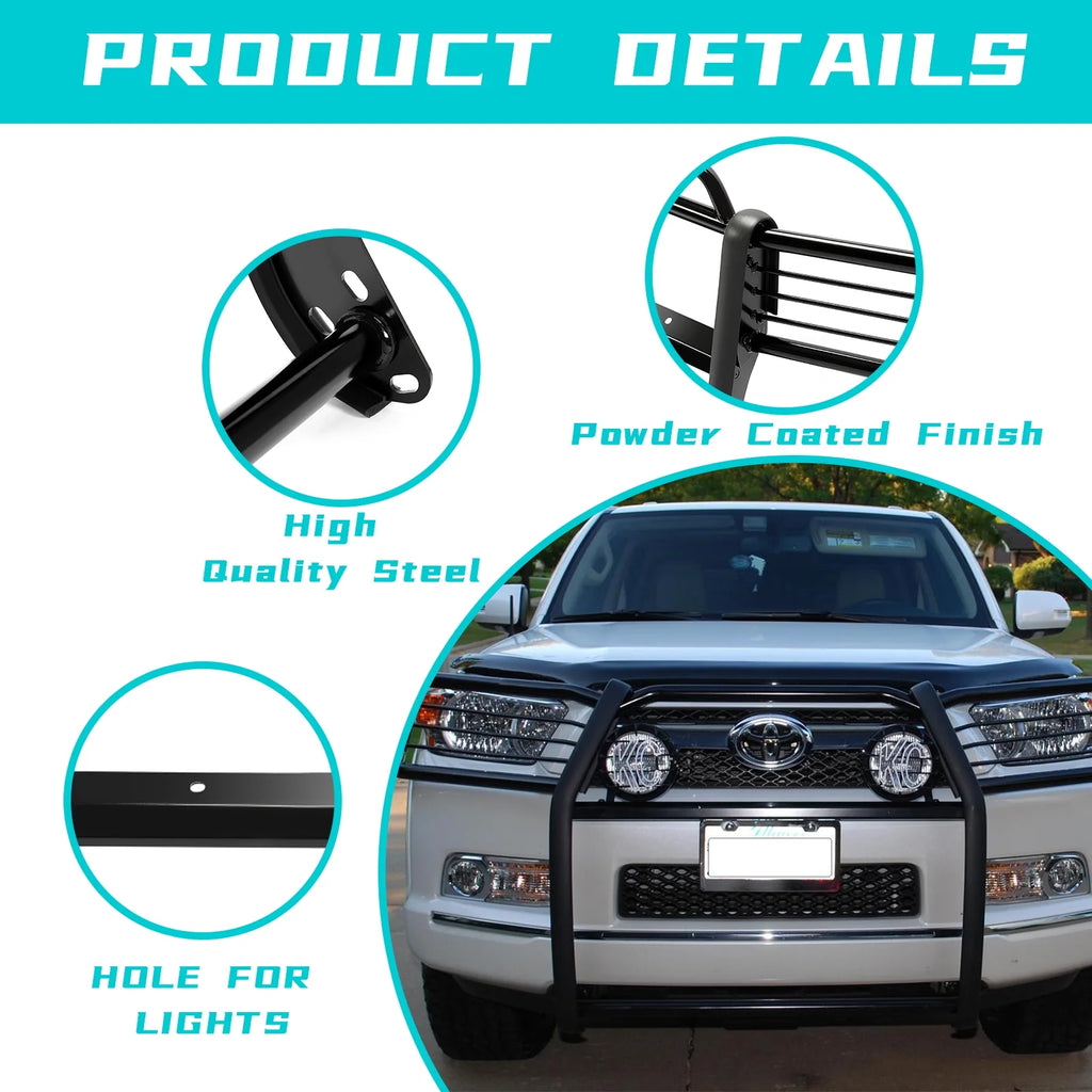 Black Steel Front Bumper Grille Guard for Toyota 4Runner R399