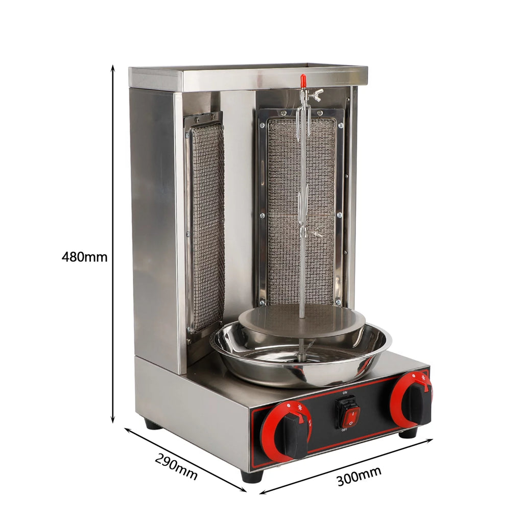 Propane 2 Burner Vertical Shawarma Grill E96108